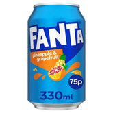 Fanta Pineapple & Grapefruit 330ml PM 75p (Case of 24)  Adomoo